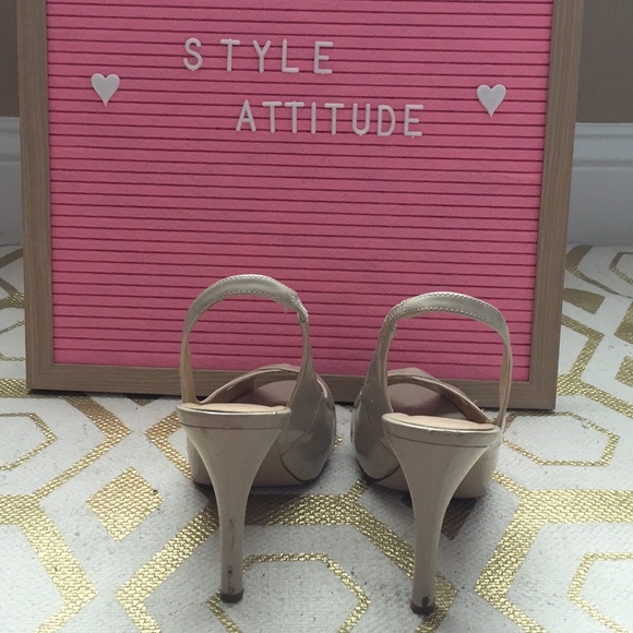 ✨Beige Guess Sling Back Heels✨ - Picture 5 of 6
